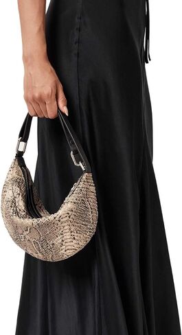 AllSaints Luna Micro Snake Bag W547XD Desert White One Size in Saudi Arabia