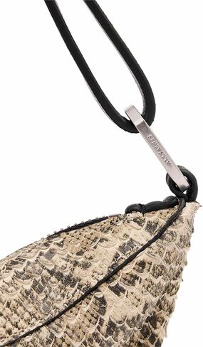 AllSaints Luna Micro Snake Bag W547XD Desert White One Size in Saudi Arabia