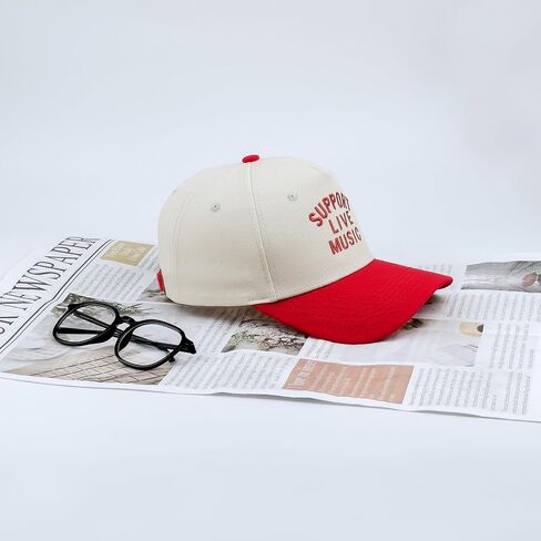 Two Tone Baseball Cap, Embroidered Baseball Adjustable Cotton Dad Hat Classic Casual Funny Gift Hat for Women Men in Saudi Arabia