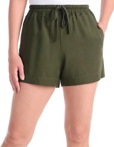 Hilary Radley Women's Pull-On Tencel Short with Pockets in Saudi Arabia
