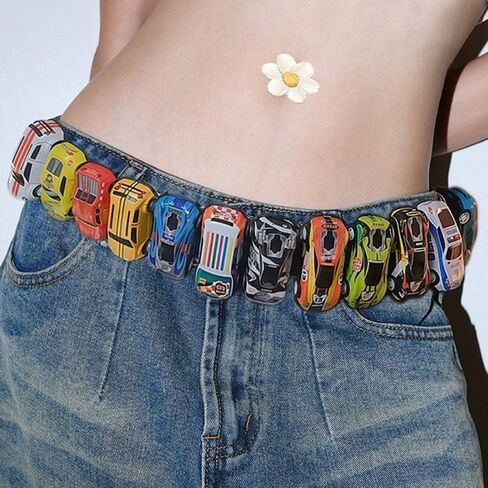 Y2k Belts Funny Waist Chain 2000s Vintage Grunge Accessories Streetwear Aesthetic Waist Belt for Women Fashion in Saudi Arabia