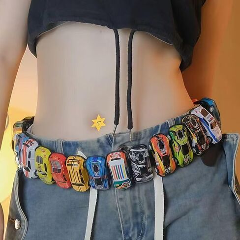 Y2k Belts Funny Waist Chain 2000s Vintage Grunge Accessories Streetwear Aesthetic Waist Belt for Women Fashion in Saudi Arabia