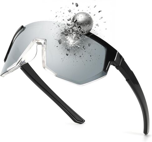 TJUTR ANSI Z87.1 Safety Sunglasses for Men, Polarized Sports Wrap Around Glasses for Work Cycling Fishing, UV400 Protection in Saudi Arabia