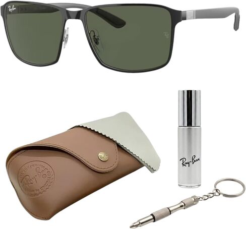 نظارات شمسية Ray-Ban RB3721 مربعة الشكل للرجال والنساء مع مجموعة نظارات RAYBAN الرسمية in Kuwait