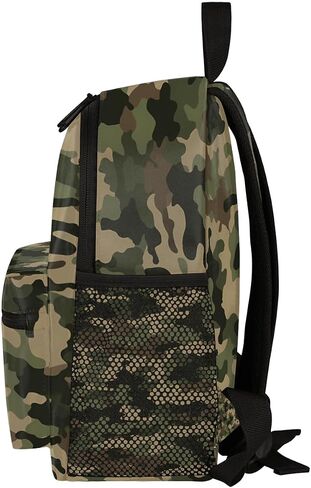 Toddler Backpack Military Camouflage Kindergarden Kids Bacpack for Boys Girls Preschool Bag Camo Lightweight Small Travel Rucksack Bag with Bottle Holder in Saudi Arabia