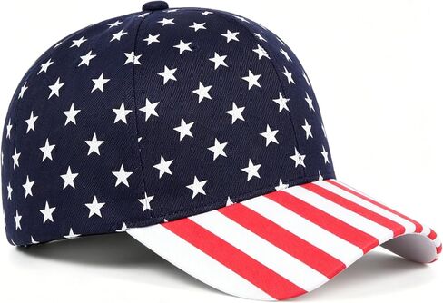 4th-of-July-Baseball-Cap for Women-Men-Independent-Day Star-Adjustable Sun Hat Unisex-Outdoor Trucker Hats-Dad Hat in Kuwait
