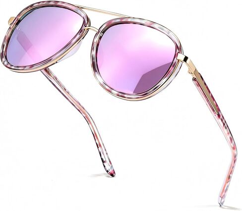 SIPHEW Polarized Aviator Sunglasses for Women & Men - UV400 Protection Eyewear, Classic Style with TR90 Frame in Saudi Arabia