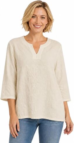 Focus Fashion Voile Embroidery Tunic in Saudi Arabia
