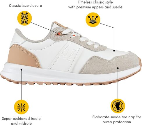 Cygnus Deneb Kids Shoes (Little Kid Sizes 10.5-3) – Durable All-Day Walking & Trekking Sneakers for Boys & Girls – Lace-Up in Saudi Arabia