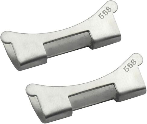 Ewatchparts 2-558 قطعة وصلة نهاية قديمة متوافقة مع حزام ساعة رولكس أويستر 20 مم 78360 S/STEEL in Kuwait