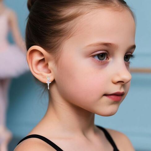 Ballet/Ballerina Earrings Gifts,Dance Recital Gifts,Ballet/Ballerina Dance Earrings Jewelry Gift in Saudi Arabia