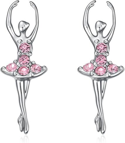 Ballet/Ballerina Earrings Gifts,Dance Recital Gifts,Ballet/Ballerina Dance Earrings Jewelry Gift in Saudi Arabia