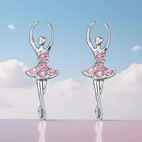 Ballet/Ballerina Earrings Gifts,Dance Recital Gifts,Ballet/Ballerina Dance Earrings Jewelry Gift in Saudi Arabia