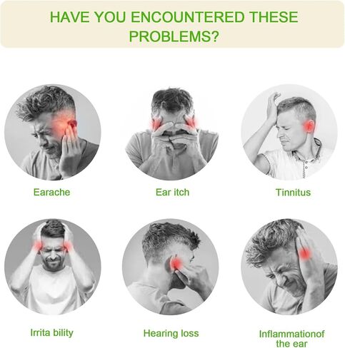Tinnitus Relief Patches, Clear Ear Support Patches for Ringing Ears, Daily Wear for Noise Discomfort, Made with Natural Herbal Ingredients, Gentle & Portable, 12 Count in Saudi Arabia