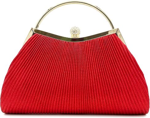 Women's Prom Evening Bag Wedding Sparkly Clutch Purse Party Handbag with Chain in Kuwait
