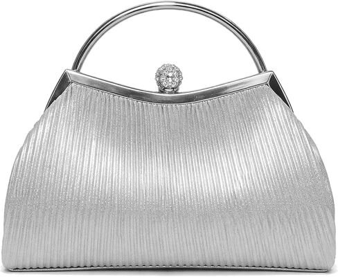 Women's Prom Evening Bag Wedding Sparkly Clutch Purse Party Handbag with Chain in Kuwait