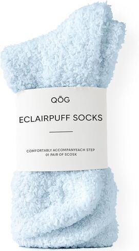 جوارب QOG Cozy Cloud - جوارب غامضة للنساء والرجال، دافئة للجنسين - جورب نوم ناعم ورقيق - هدية للاسترخاء in Kuwait