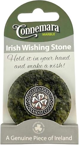 Connemara Marble New Irish Wishing Stone with Medallion Center in Saudi Arabia