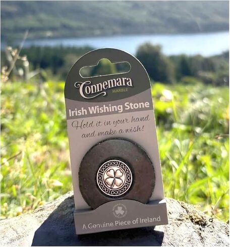 Connemara Marble New Irish Wishing Stone with Medallion Center in Saudi Arabia