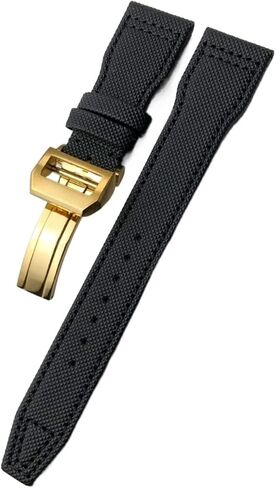 20mm 21mm 22mm Woven Nylon Watch Strap Fold Buckle Watchbands Fit For IWC Pilot Mark Portugieser Portofino Bracelet in Saudi Arabia
