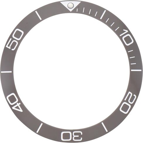 Ewatchparts إطار سيراميك مقاس 42 مم متوافق مع أوميغا سيماستر 300 38.5 مم × 31.30 مم رمادي in Kuwait