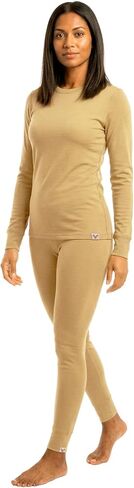 MERINNOVATION Merino Wool Base Layer Set for Women 100% Merino Wool Thermal Underwear Sets Lite - Midweight Top Tank Bottom in Saudi Arabia