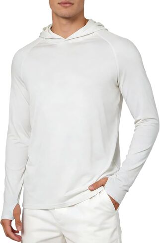 Men's UPF 50+ Sun Protection Hoodie, Long Sleeve Rash Guard Fishing Shirt in Saudi Arabia