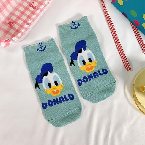 Disney Character Ankle Socks, 4 or 5 or 6 Pairs, Mickey Minnie Donald Daisy Pluto, Multicolor Set Collection in Saudi Arabia