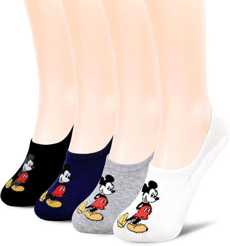 Disney Character Ankle Socks, 4 or 5 or 6 Pairs, Mickey Minnie Donald Daisy Pluto, Multicolor Set Collection in Saudi Arabia