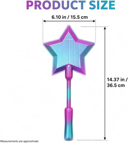CHILDPHILO Credit Card Wand Holder, 3D Printed Magic Fairy Star Tap to Pay Card Holder, Contactless Payment Card Sleeve for Easy NFC Checkout, Cute Funny Novelty Creative Gift in Saudi Arabia