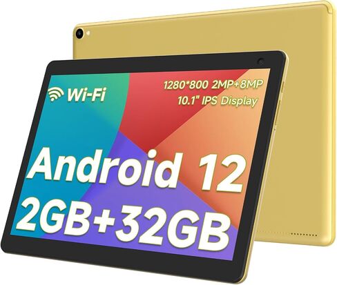 Android 14 Tablet, 10 inch Tablets with Case, 8GB RAM+64GB ROM/ 1TB Expandable Tablet, 1.8Ghz Quad-core Processor, 1280*800 IPS Touch Screen, 8MP Camera, 6000mAH Battery, 2.4G/5G Wifi 6 BT 5.0 Tablet in Kuwait