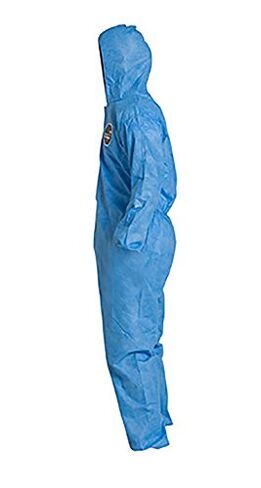 DuPont ProShield 10 PB127S غطاء حماية للاستعمال مرة واحدة مع غطاء رأس مناسب قياسي، أساور مرنة وكاحل، أزرق، 2X-Large (عبوة من 25) in Kuwait