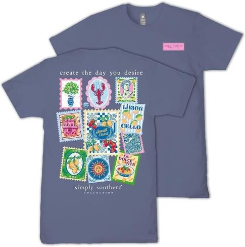 Simply Southern Create The Day You Desire - Stamps - Youth T-Shirt in Kuwait