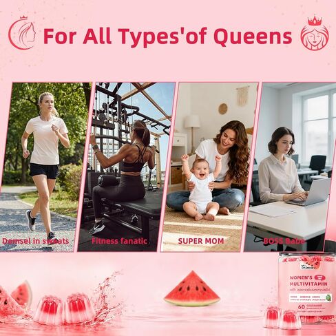 Women’s Methylated Multivitamin Gummies – with Iron, Biotin, Methylfolate, B-Complex, Vitamins A, C, D, K2, Zinc & Organic Immune Blend – Energy, Immune, Bone, Skin, Hair, Sugar Free, Vegan – 60 Count in Saudi Arabia