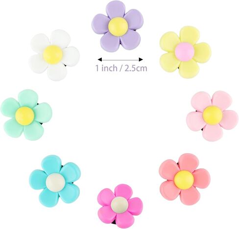 24Pcs Flower Charms Accessories for Bogg Bag, Insert Decorative Attachment Bits to Customize Your Beach Tote in Saudi Arabia