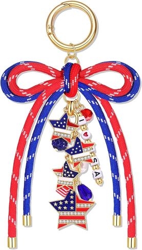 Teacher Keychain Bag Charms for Women Nylon Rope Bow Pencil Purse Charm Key Chain Back to School Outfits Accessories Gifts in Saudi Arabia