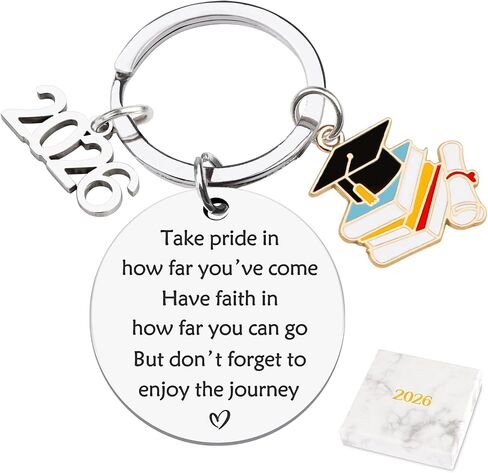 CDLong Class of 2026 Graduation Keychain, Senior 2026 Graduation Gifts, Gifts for College High School Graduation in Saudi Arabia