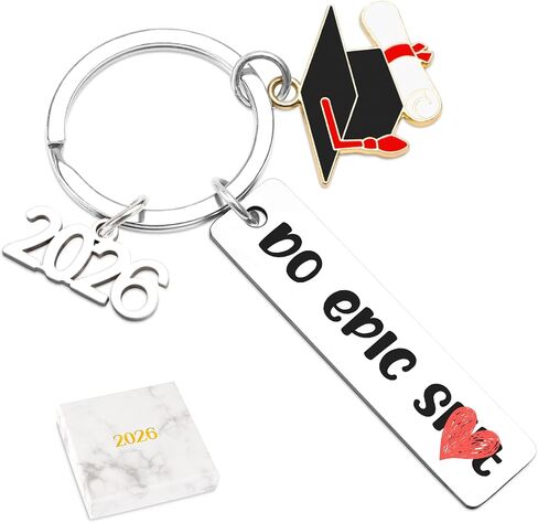 CDLong Class of 2026 Graduation Keychain, Senior 2026 Graduation Gifts, Gifts for College High School Graduation in Kuwait