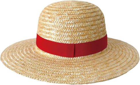 Unisex Wheat Straw Hat One Piece Costumes Hat for Women Men Beach Hats Handwoven Natural Straw Summer Travel Cap in Saudi Arabia