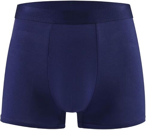 6-Pack Mens Bamboo Viscose Boxer Briefs Soft Breathable Stretch Trunks Comfortable Underwear for Men in Kuwait