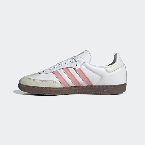 adidas Womens Samba Og Lace Up Sneakers Shoes Casual - Pink, White in Kuwait