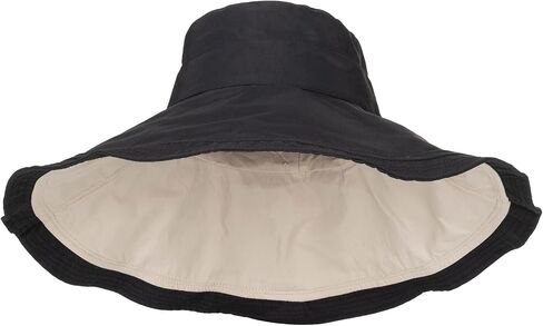 Large Brim Sun Hats for Women UV Protection Summer Beach Hat Foldable Outdoor Bucket Hat in Kuwait