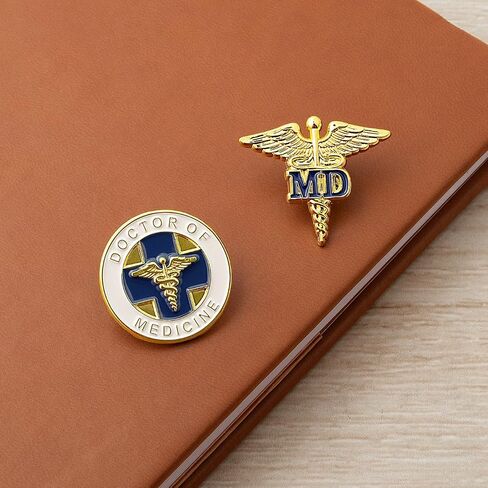 Doctor of Medicine "MD" Lapel Pin Set in Saudi Arabia