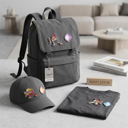 Retro Pixel Fighter Enamel Pins Set, 6 Pcs Classic 8-Bit Game Character & Fireball Enamel Lapel Pins, Cool Collectible Brooches for Backpacks, Jackets, Hats, Gaming Fans & Gamer Gifts in Saudi Arabia