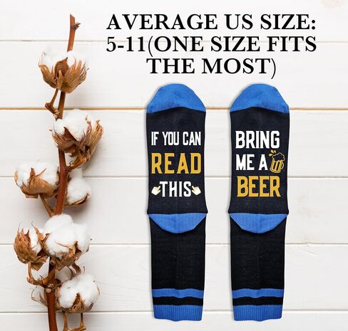 If You Can Read This Funny Socks, Novelty Beer Gifts For Men Dad Father Husband Grandpa, Funny Gifts Ideas For Fathers Day Birthday, Anniversary, Christmas, B01 in Saudi Arabia
