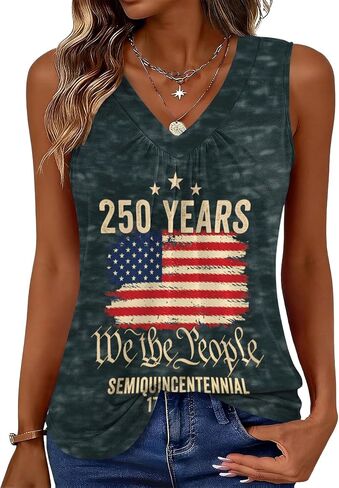 Blingfit Tank Top for Women Summer Sleeveless Tops V Neck Loose Fit Pleated Shirts Dressy Casual Basic Tees 2026 in Saudi Arabia