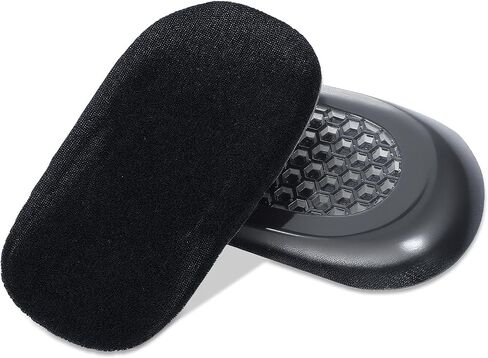 2PCS Heel Lifts for Men, Height Increase Insole Gel Height for Leg Length Discrepancy & Heel Pain Relief (Black, 0.59 Inch Height) in Kuwait