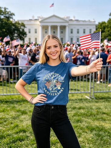 USA 250 Anniversary Shirts Womens 4th of July Tshirts 1776 2026 American 250th Birthday Patriotic Tee Tops in Kuwait