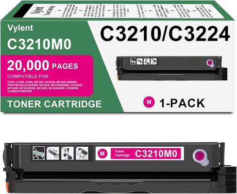 C3210M0 Magenta Toner Cartridge 1-Pack C3210 Toner Replacement for Lexmark C3210M0 Toner Cartridge for C3224 C3326 C3426 MC3224 MC3326 MC3426 Printer Ink in Kuwait
