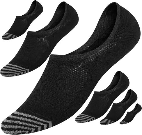 No Show Socks for Men 6 Pack,Non Slip Cotton Low Cut Short Socks for Sneaker Loafer Running in Saudi Arabia